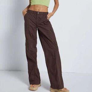 PacSun Dark Brown Wide Leg Pants